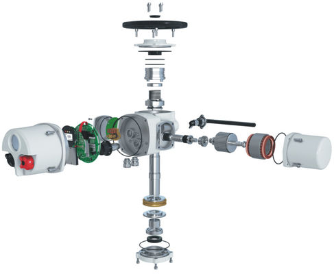 5000NM IP67 Multi Turn Valve Actuator 220V AC  Explosion Proof